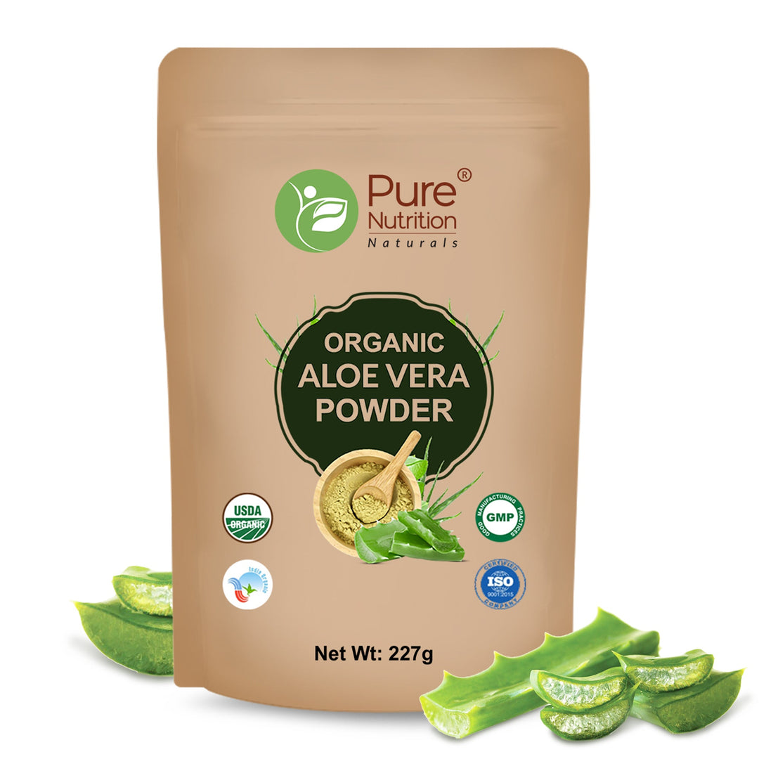 Pure Nutrition Organic Aloe Vera Powder - 227g | For Skin Health, Digestion & Hydration