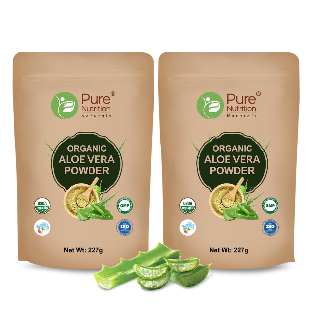 Pure Nutrition Organic Aloe Vera Powder - 227g | For Skin Health, Digestion & Hydration