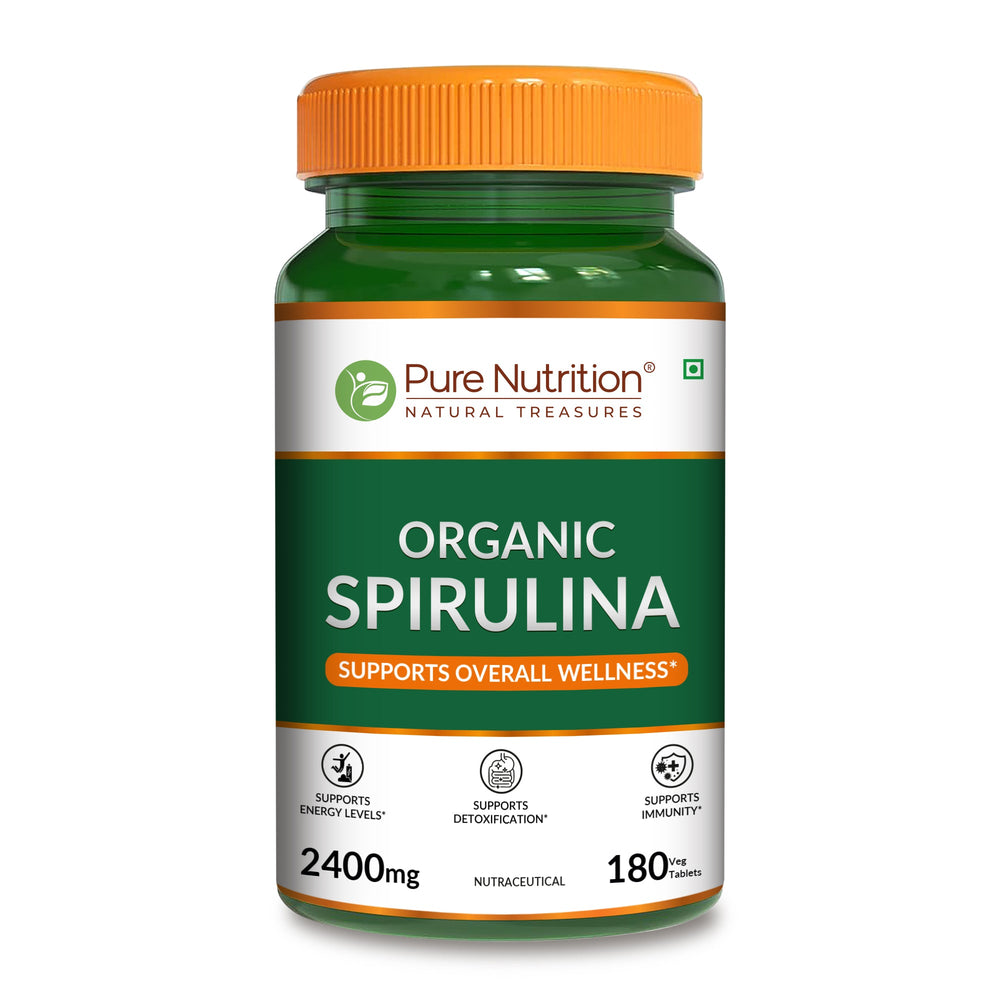 Spirulina Vegetarian Tablets  180 Count | Immunity, Energy & Superfood Nutrition