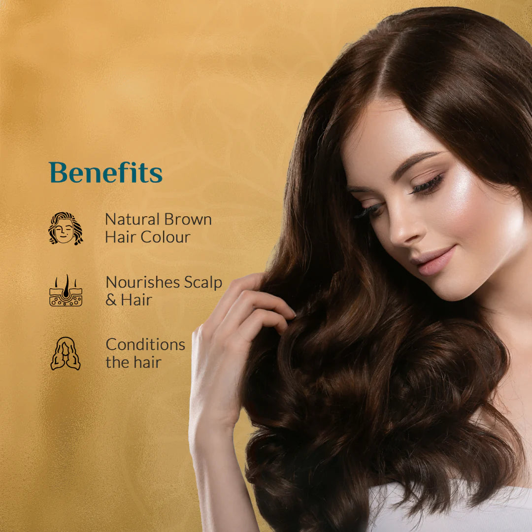 Organic Brown Hair Color Powder