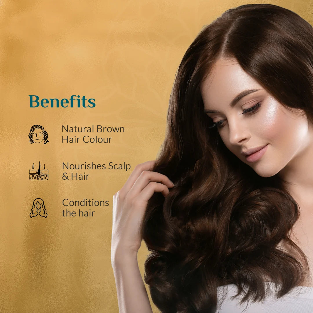 Organic Brown Hair Color Powder