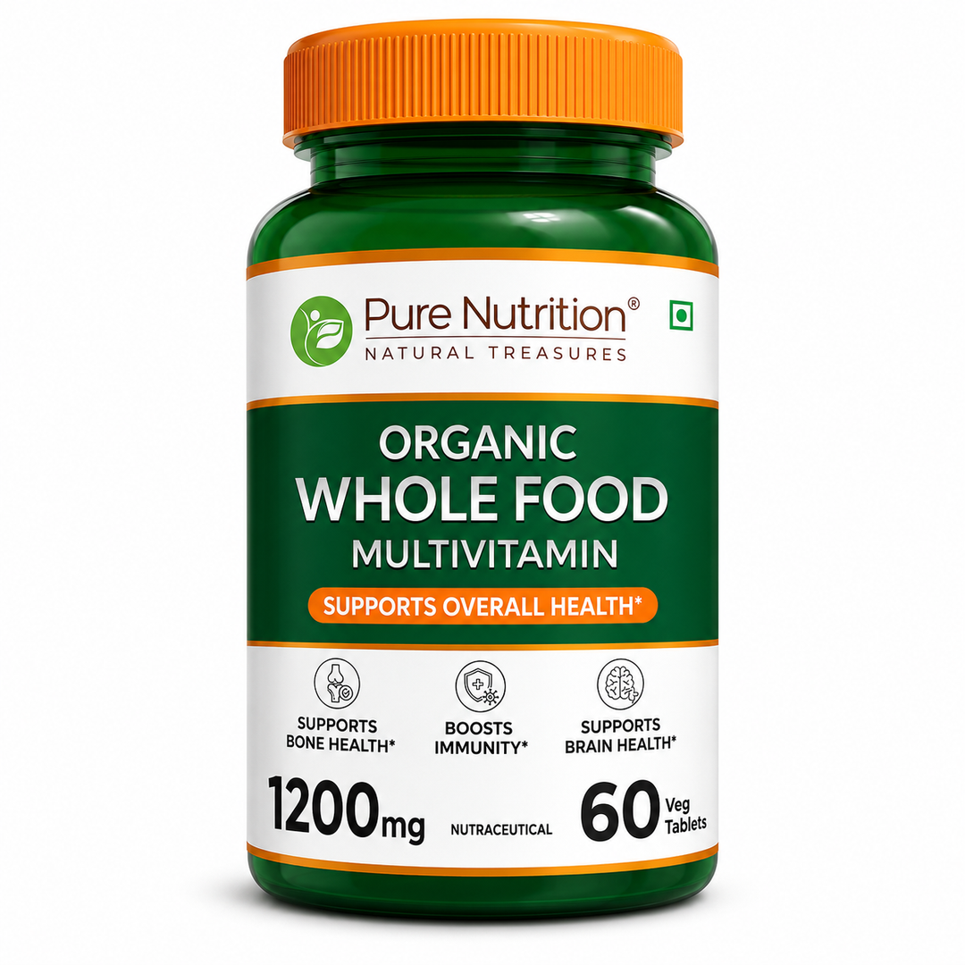 Organic Whole Food Multivitamin Plant-Based Vitamins & Minerals Daily