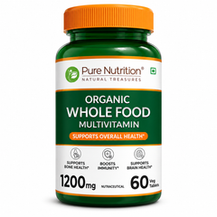 Organic Whole Food Multivitamin Plant-Based Vitamins & Minerals Daily