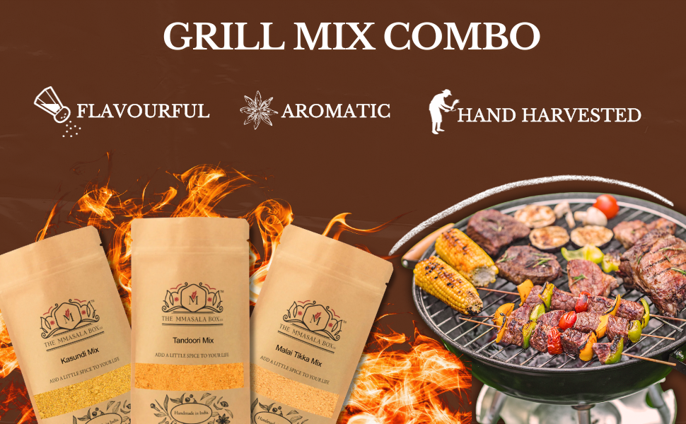 The MMasala Box Co Grill mix- 100 gms