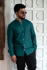 Full Sleeve Formal Shirt - Forest Green