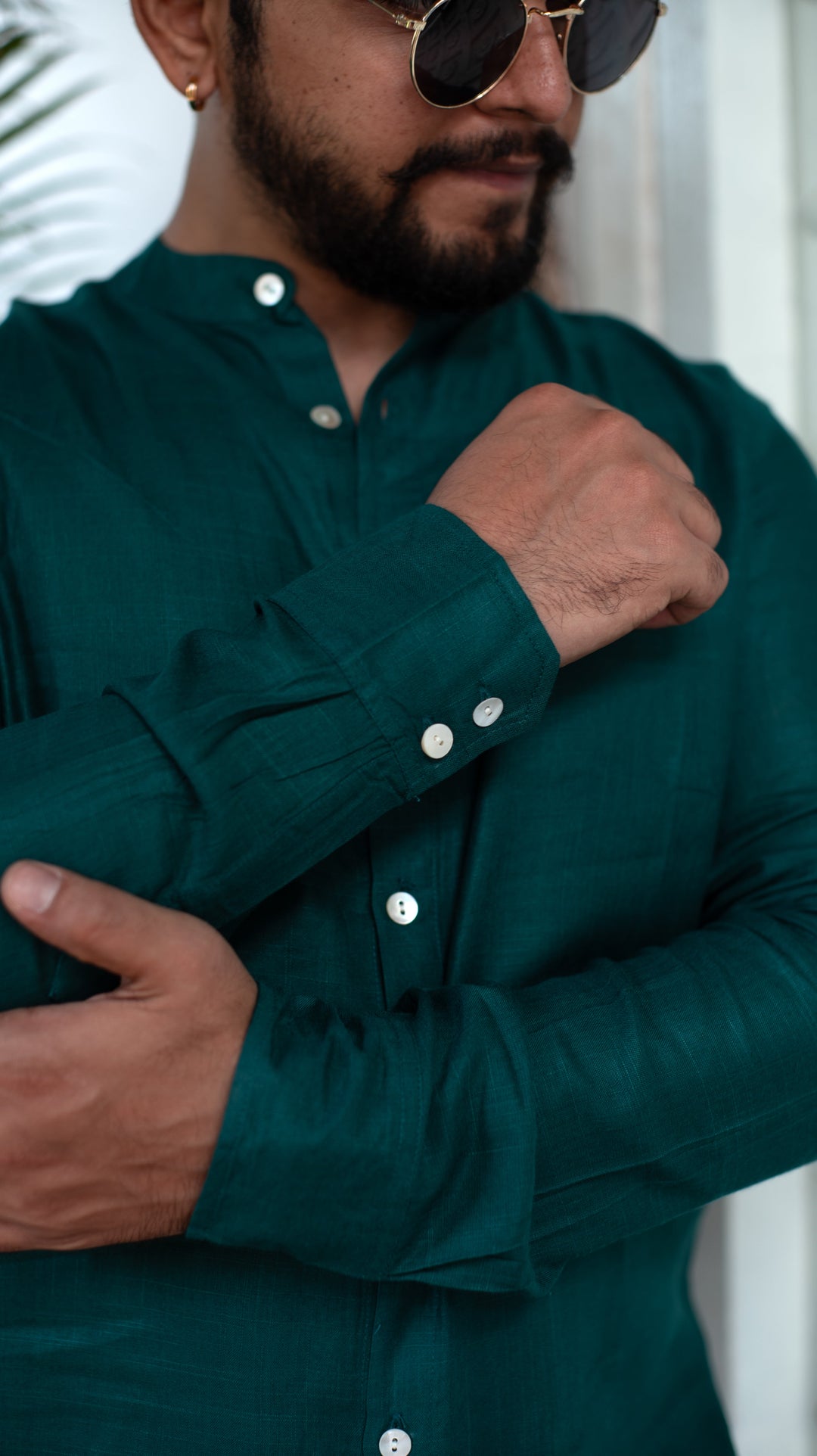 Full Sleeve Formal Shirt - Forest Green