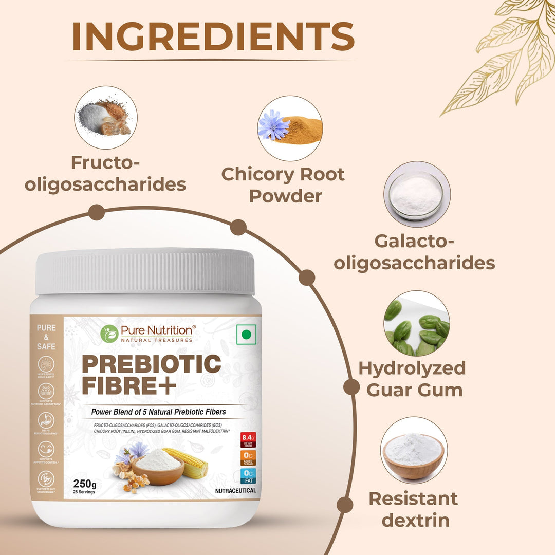 Prebiotic Fibre+  5 Plant-Based Prebiotics for Digestive Health