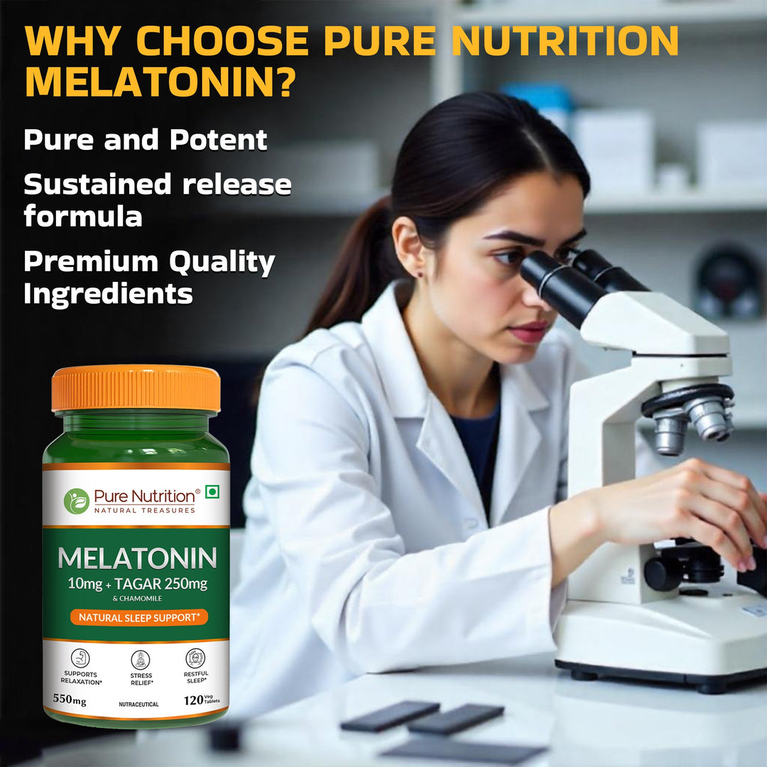 Melatonin 10mg Tablets  Sleep Cycle Support & Relaxation | 120 Tablets