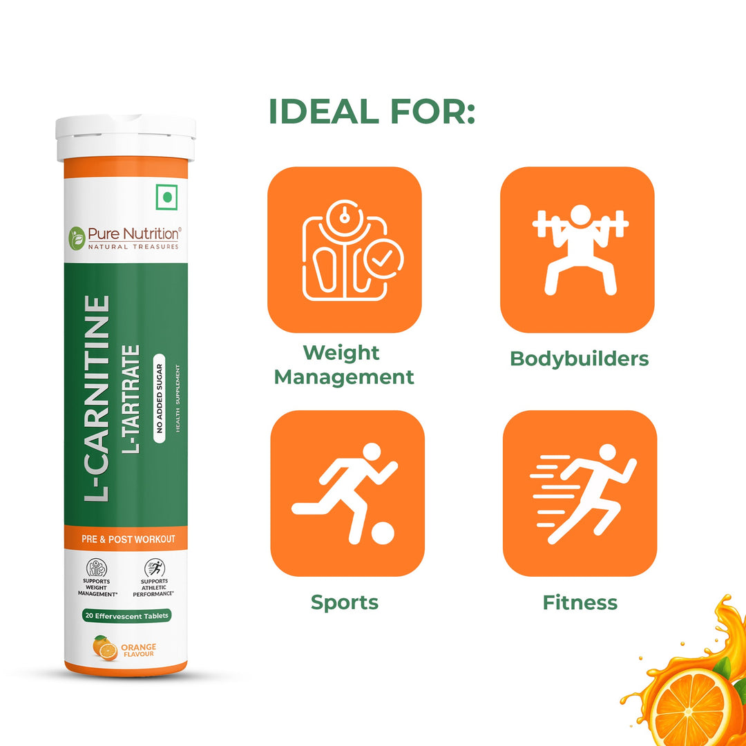 L-Carnitine L-Tartrate Effervescent Tablets  Fat Metabolism & Energy