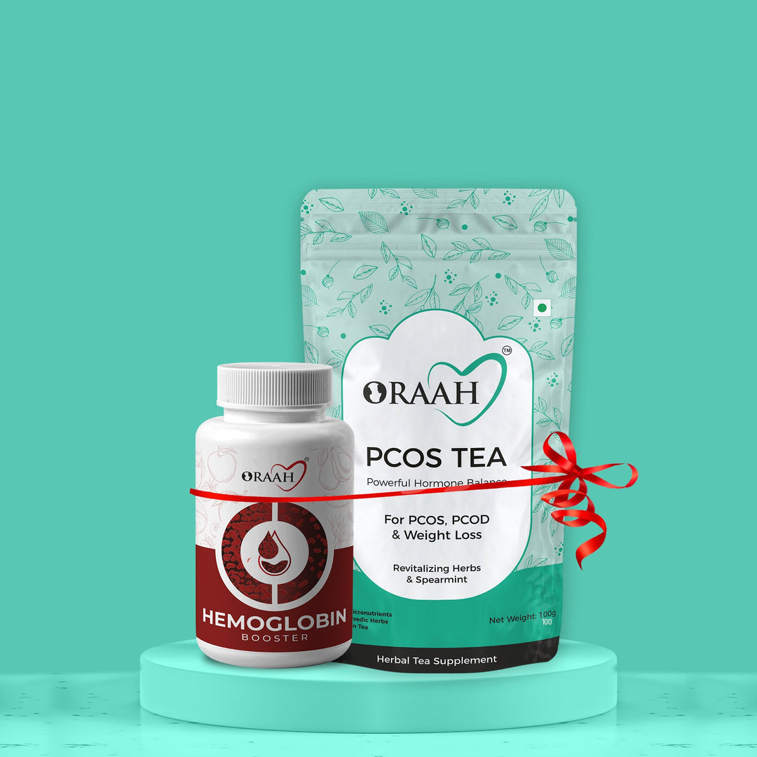 Oraah PCOS PCOD TEA Spearmint Flavour combo