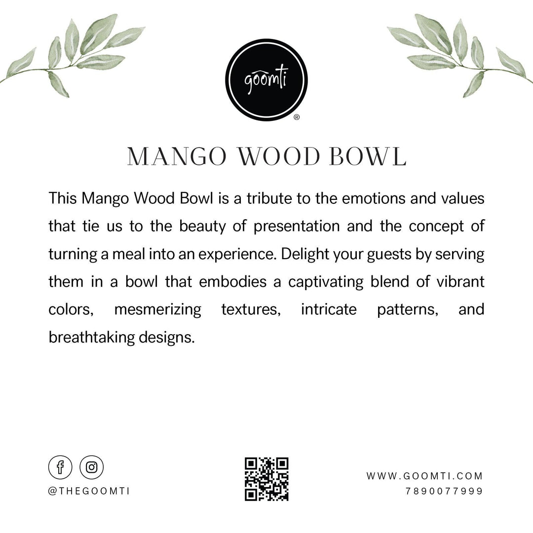 Goomti Mango Wood Bowl