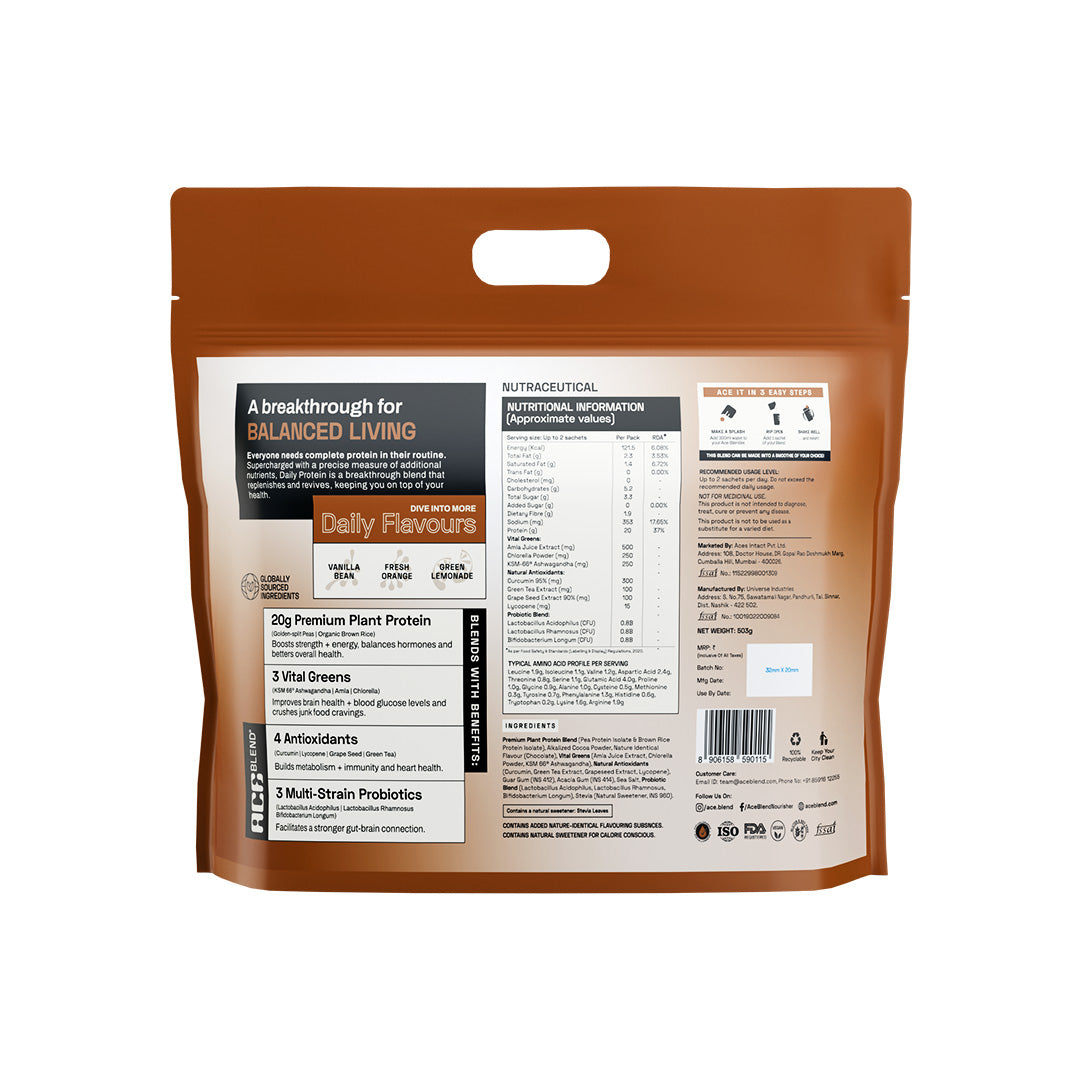 Ace Blend Premium Plant Protein | Daily