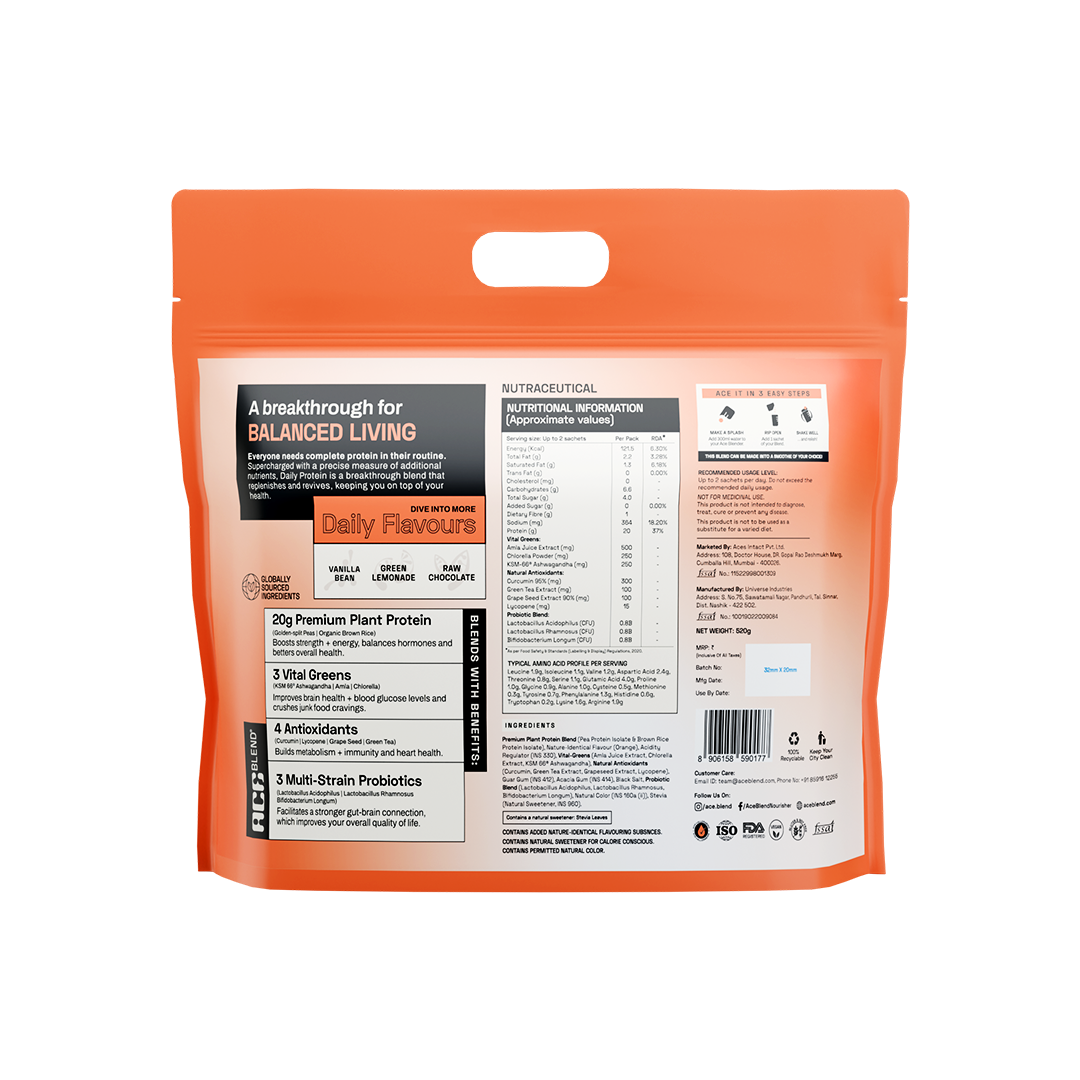 Ace Blend Premium Plant Protein | Daily