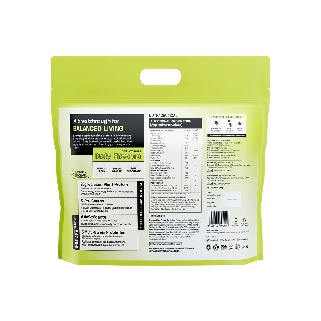 Ace Blend Premium Plant Protein | Daily