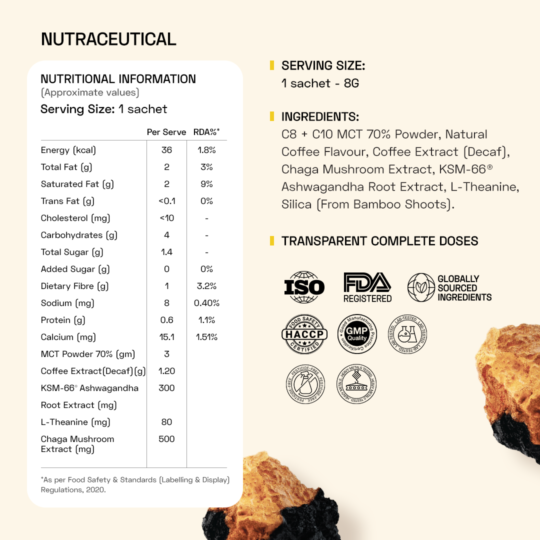 Ace Blend Chaga Shroom Coffee (Decaf)