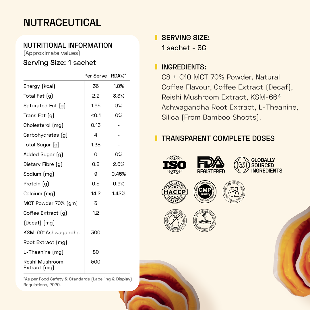 Ace Blend Reishi Shroom Coffee (Decaf)