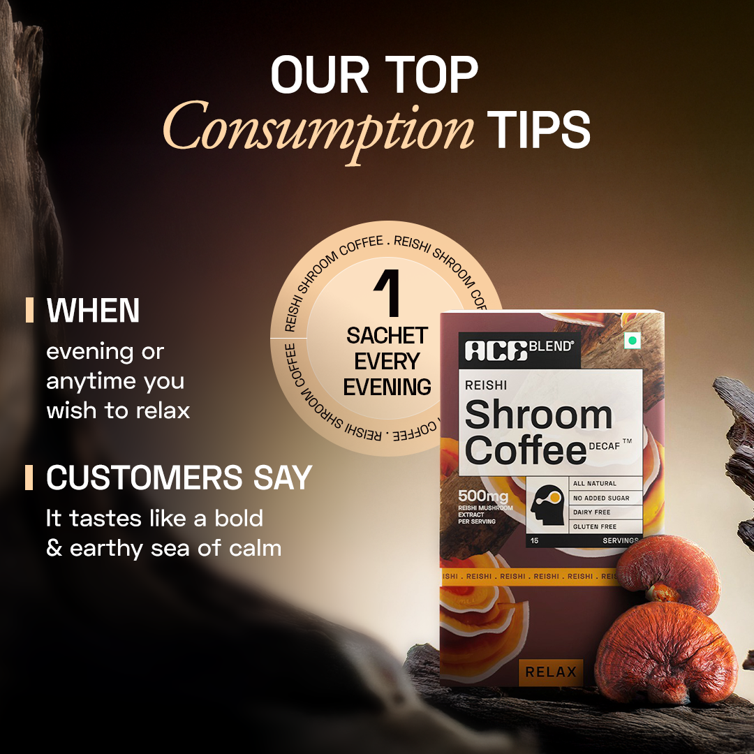 Ace Blend Reishi Shroom Coffee (Decaf)