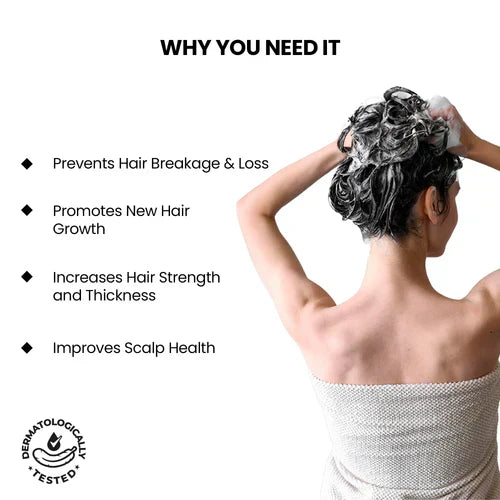 ThriveCo Hair Vitalizing Rosemary Shampoo for Strong Hair, Healthy Growth |  250ml