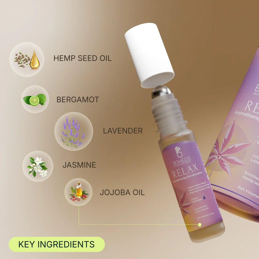 Boheco RELAX - Aromatherapy Roll-On For Sleep 10ML