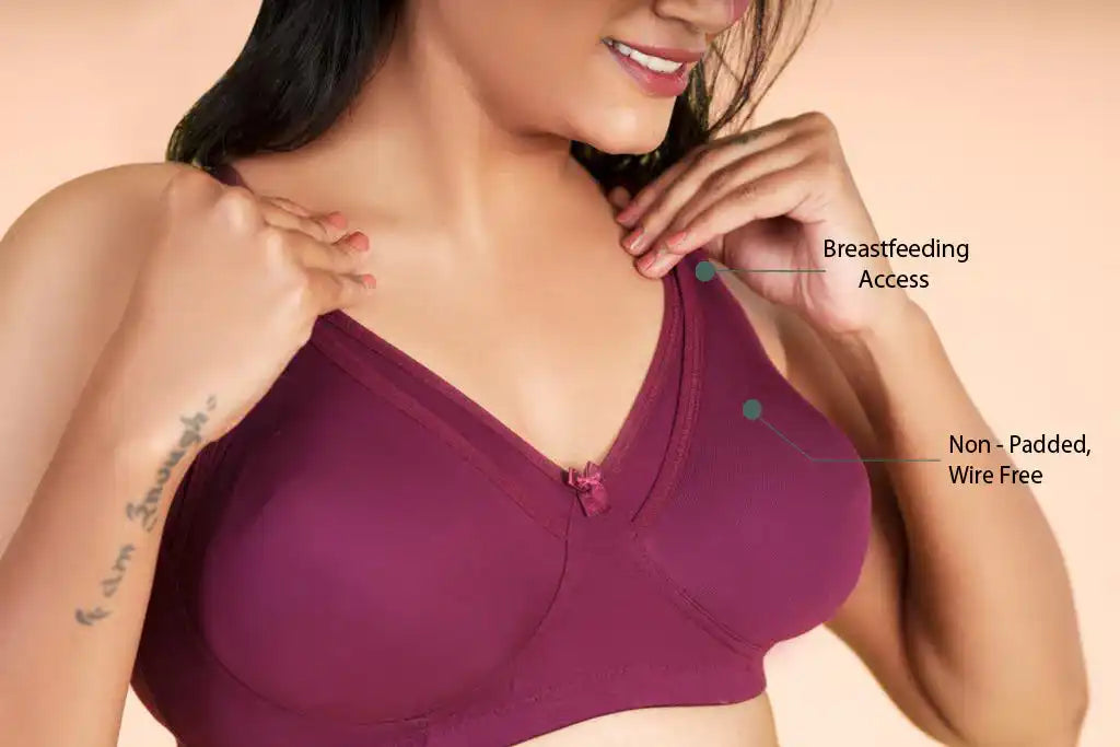 Wine Nakd Non Padded Maternity Bamboo Bra