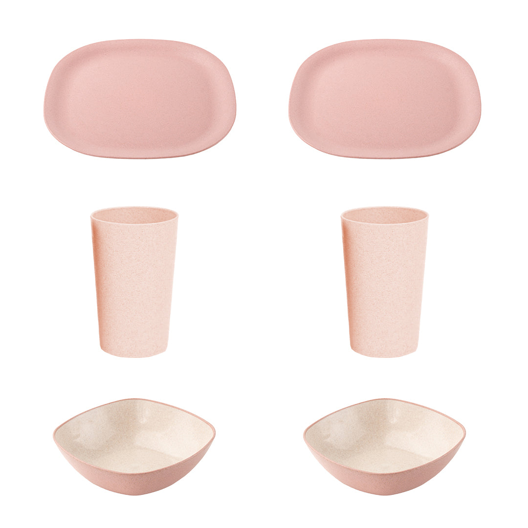 Irida Naturals Rice Husk and Bamboo Fiber Dinner Date combo