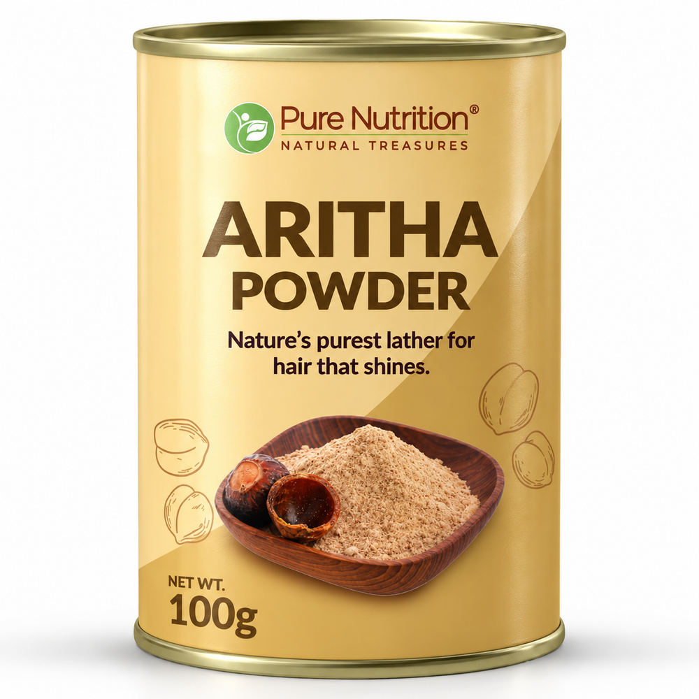 Aritha Powder (Soapnut)  Natural Ayurvedic Hair Wash & Cleanser