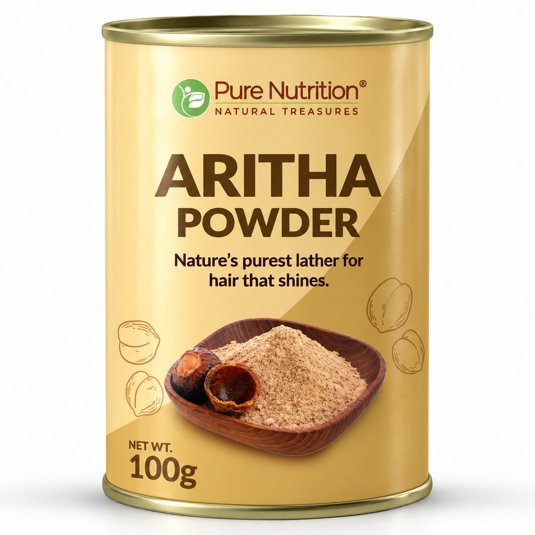Aritha Powder (Soapnut)  Natural Ayurvedic Hair Wash & Cleanser