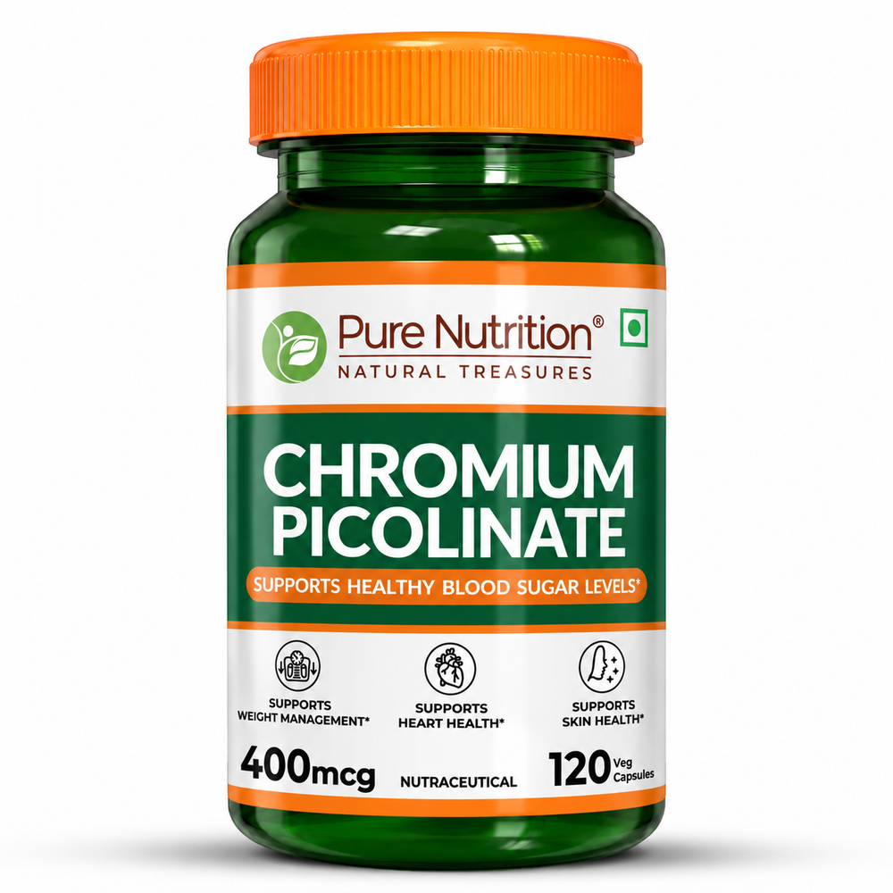 Pure Nutrition Chromium Picolinate | Metabolism Support | 120 Capsules