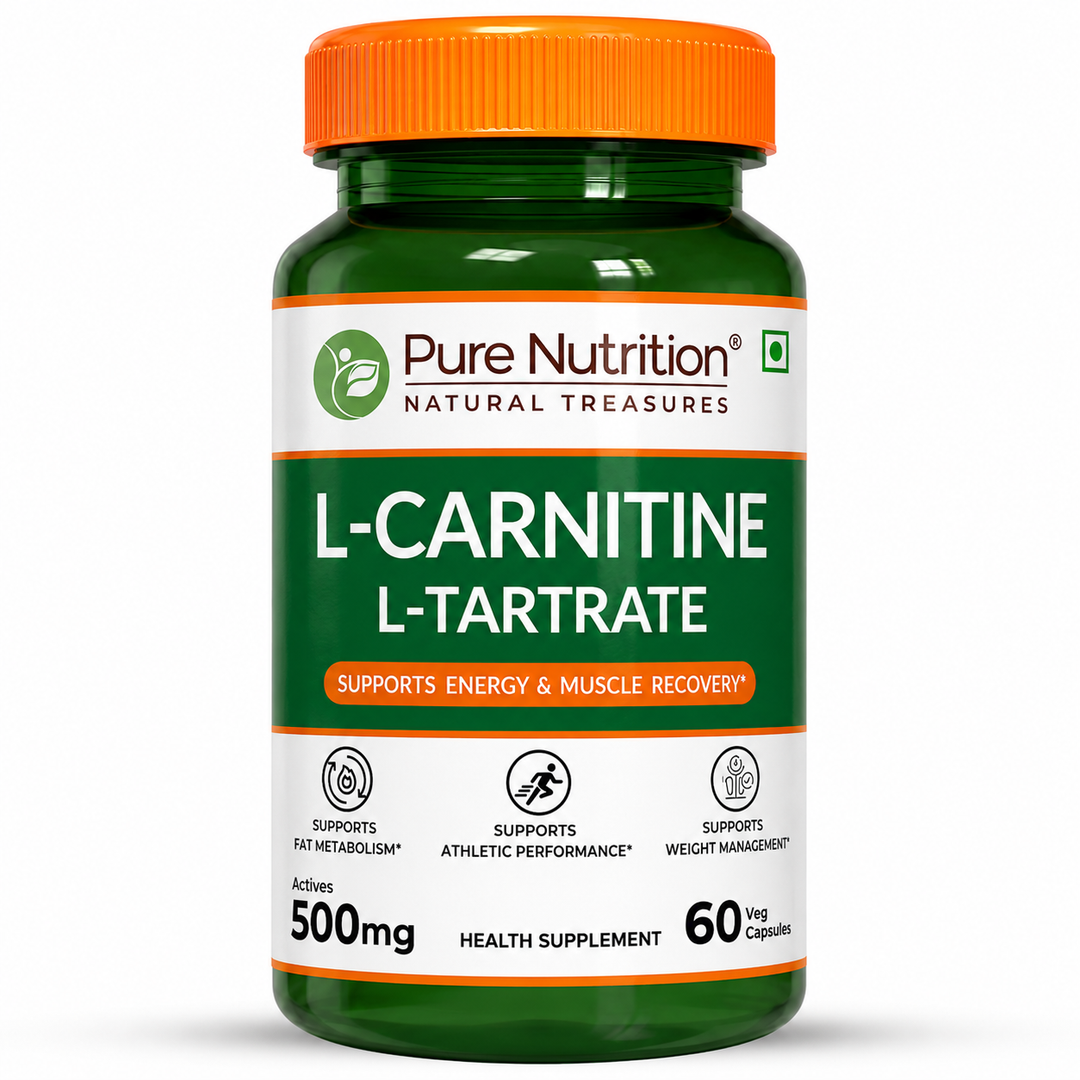 L-Carnitine L-Tartrate 500mg Veg Capsules  Fat Metabolism & Energy
