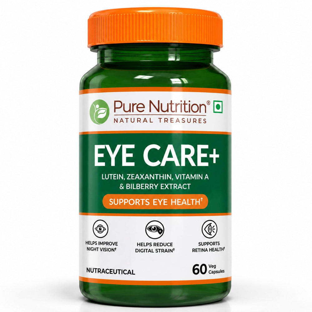 Eye Care+ Lutein, Zeaxanthin, Vitamin A & Bilberry for Eye Health