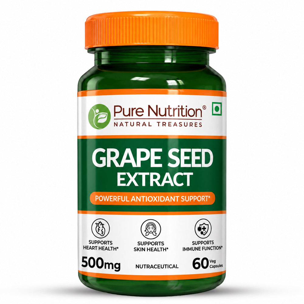 Pure Nutrition Grape Seed Extract 500mg | 95% Polyphenols