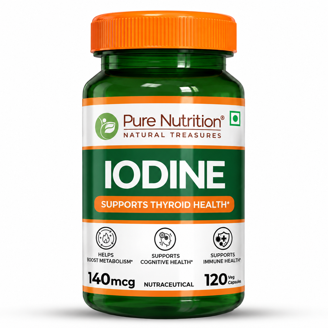 Plant-Based Iodine Supplement  Thyroid Support & Metabolic Balance