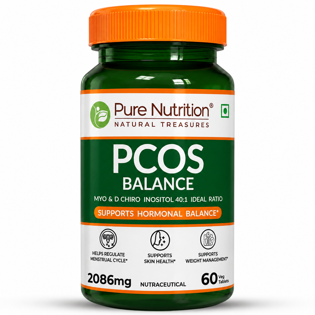 PCOS Balance Supplement  Myo-Inositol & D-Chiro-Inositol | 60 Tablets for Women