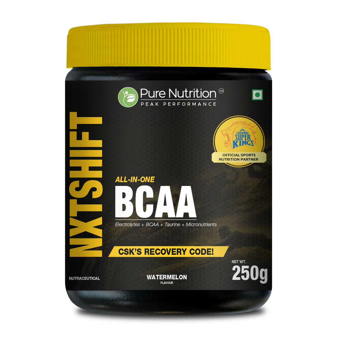 Peak Performance All-in-One BCAA Powder | 2:1:1 BCAA + Electrolytes + Taurine + Micronutrients | Watermelon Flavour| Orange Flavour| 250 g