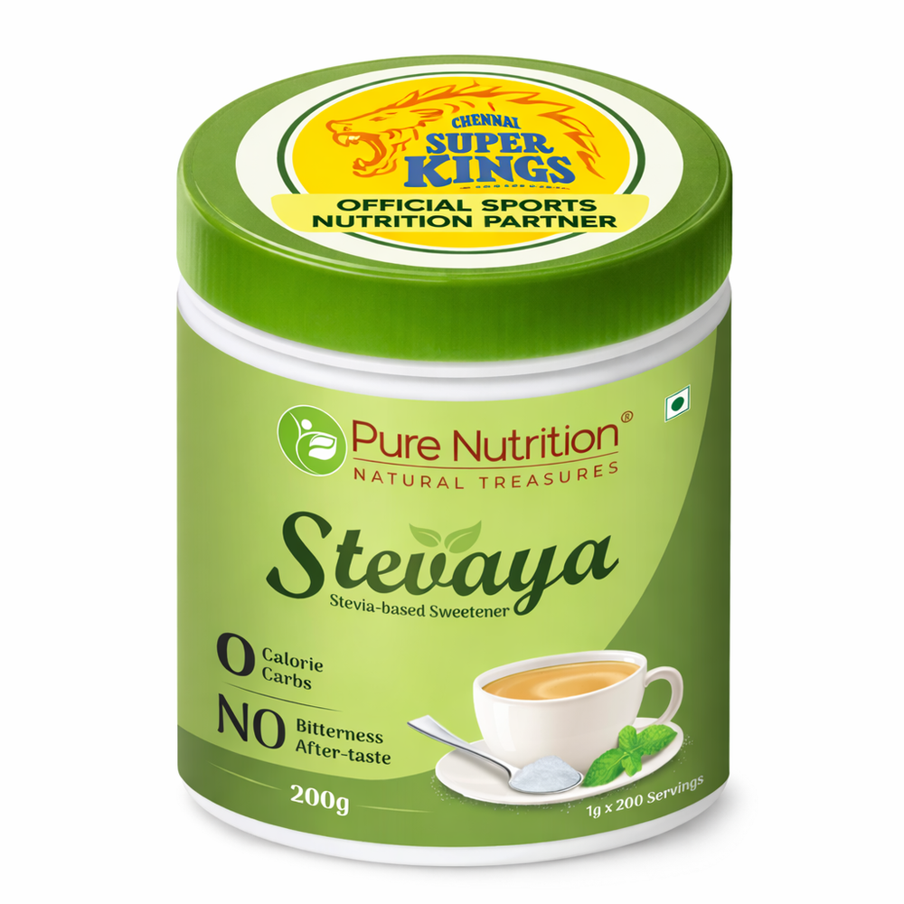 Stevaya Natural Stevia Sweetener – 200g | Zero Calorie Sugar Substitute