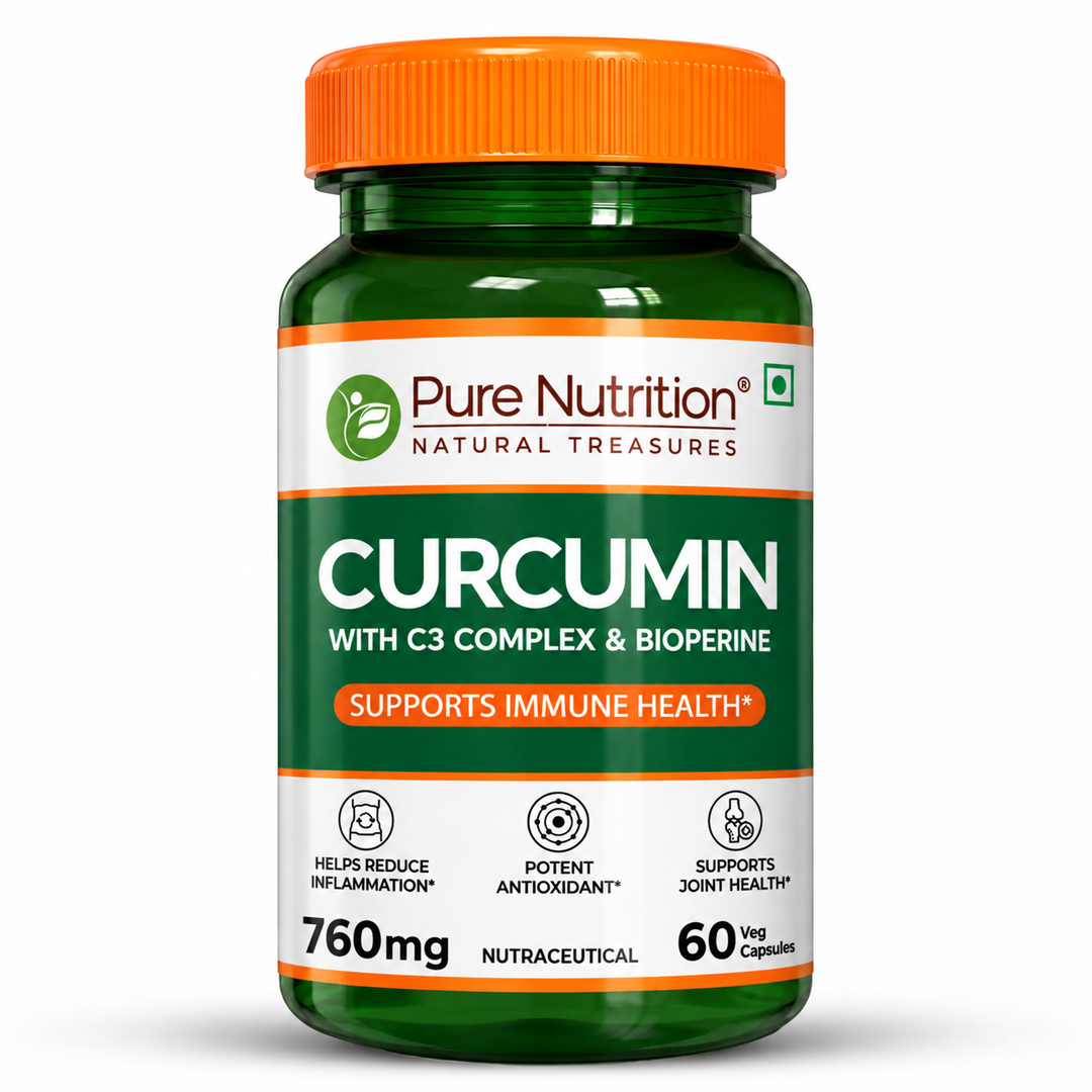 Curcumin with C3 Complex & Bioperine 60 Veg Capsules | Joint & Immunity