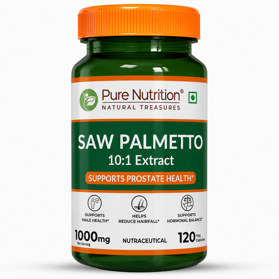 Saw Palmetto 10:1 Extract 1000mg | Supports Men&