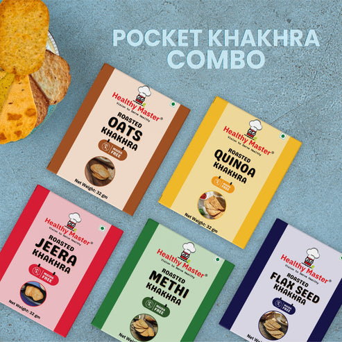 Healthy Master Pocket Khakhra Combo (Pack of 10 )(32gm Each)