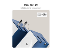 POP Triple Port GaN5 Adapter-33W/45W/67W(Black,Blue,Red,White,Yellow)
