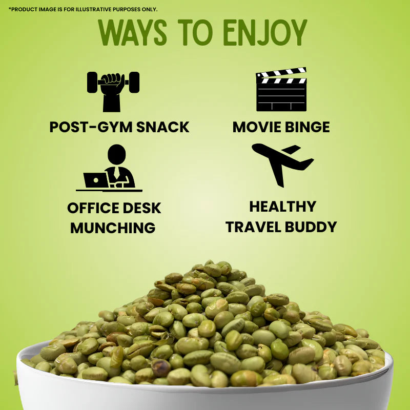 Pune Protein Company Sea Salt Roasted Edamame | 46g Protein