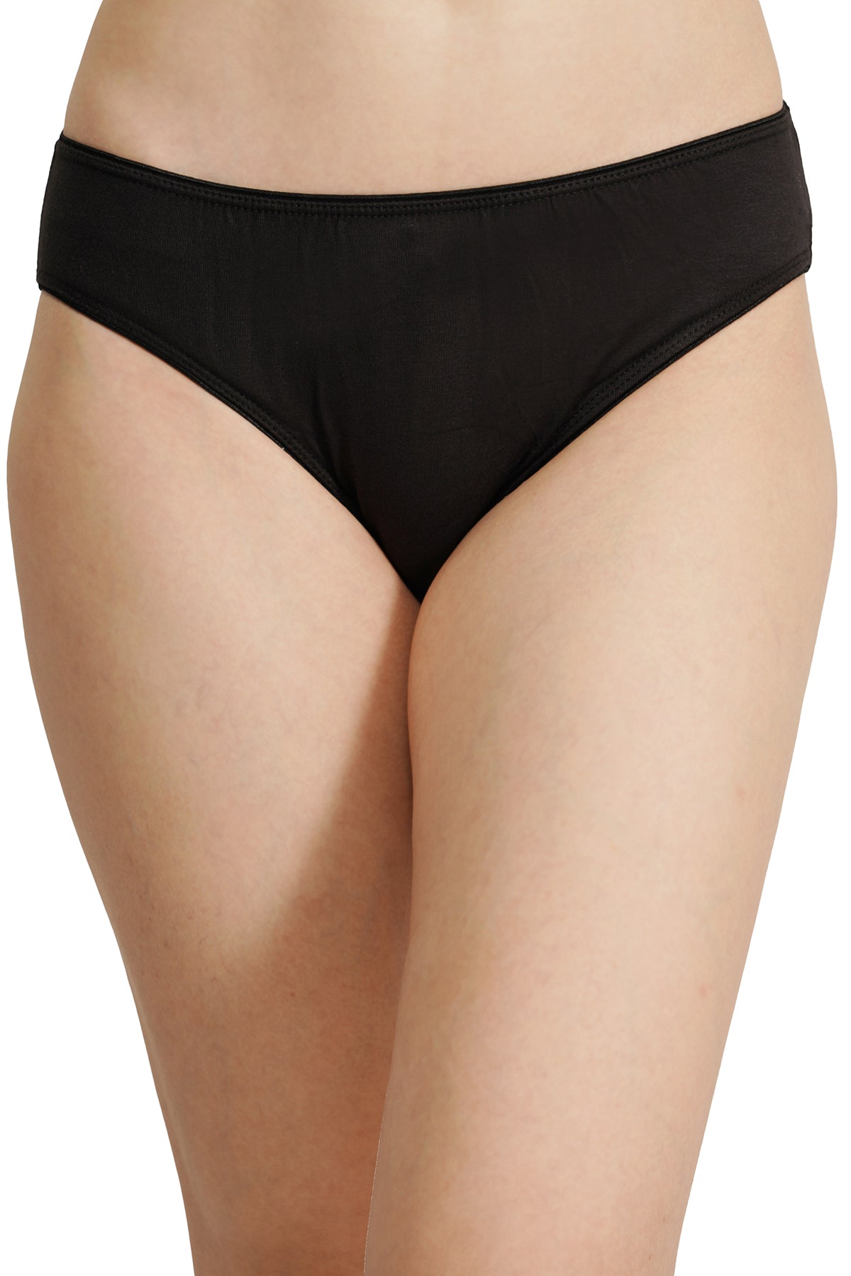 Bamboo Fabric Low Waist Underwear | Peach and Black | Pack of 2