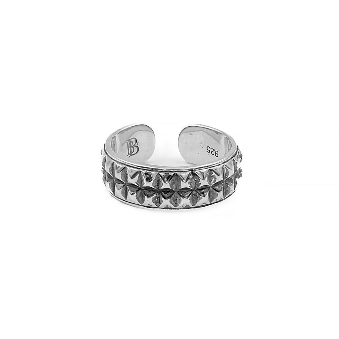 Myr oxidized 925 sterling silver Open Ring