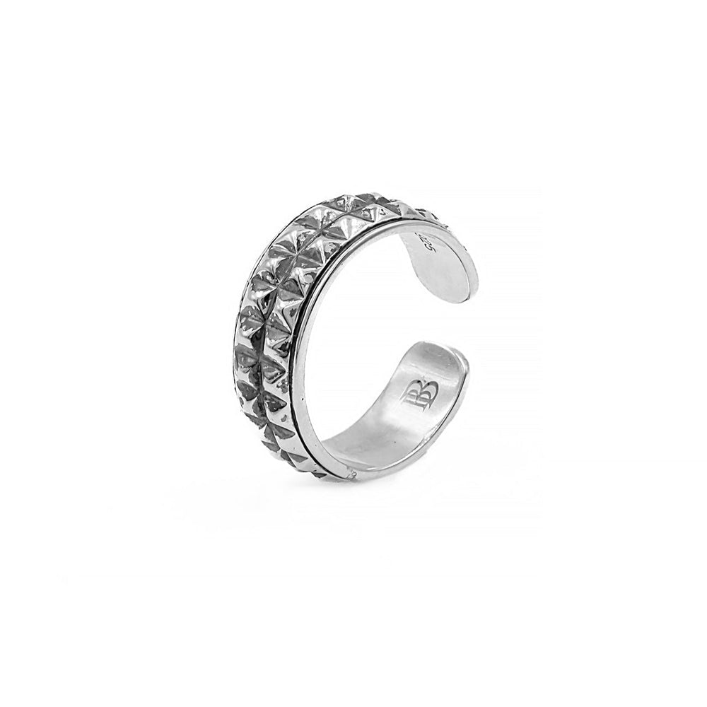 Myr oxidized 925 sterling silver Open Ring