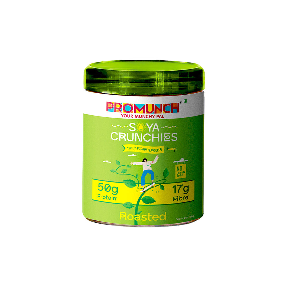 Promunch Protein Crunchies | Tangy Pudina | 150g