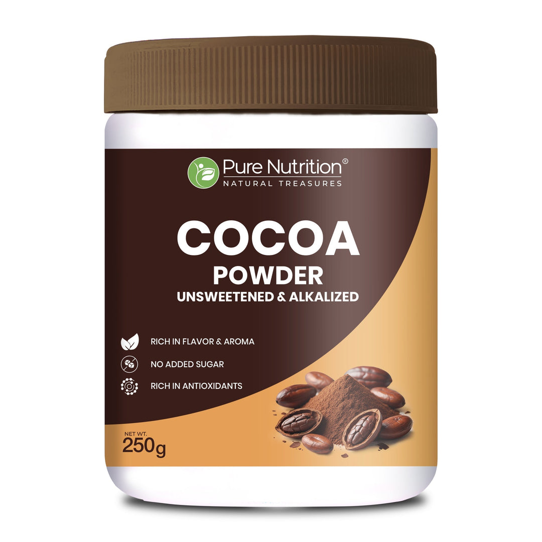 Pure Nutrition Cocoa Powder Unsweetened & Alkalized | Rich Aroma & Flavor | 250g
