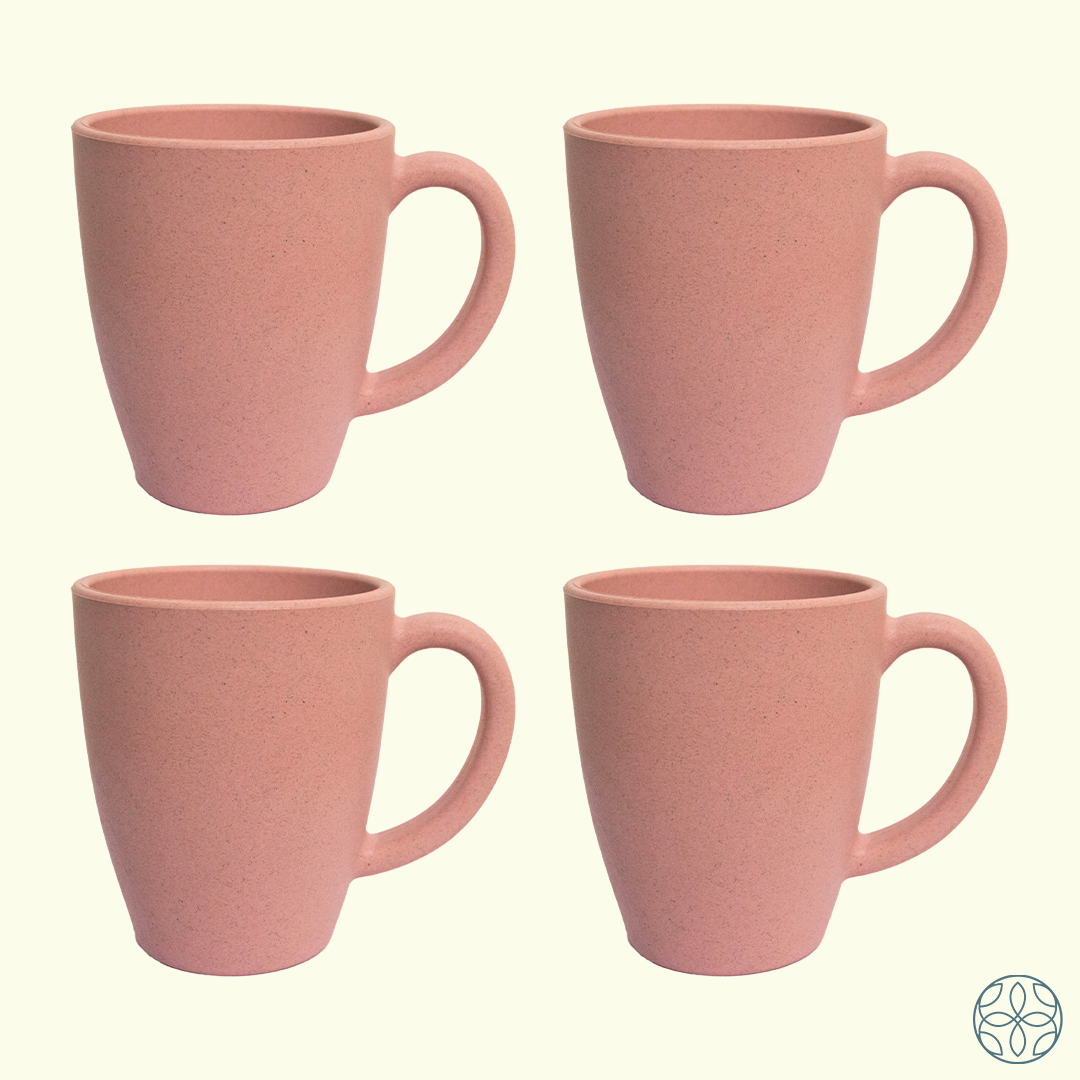 Irida Naturals Rice Husk Coffee Mugs - 300ml