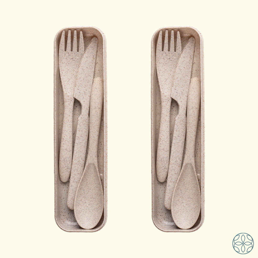 Irida Naturals Wheat Straw Cutlery