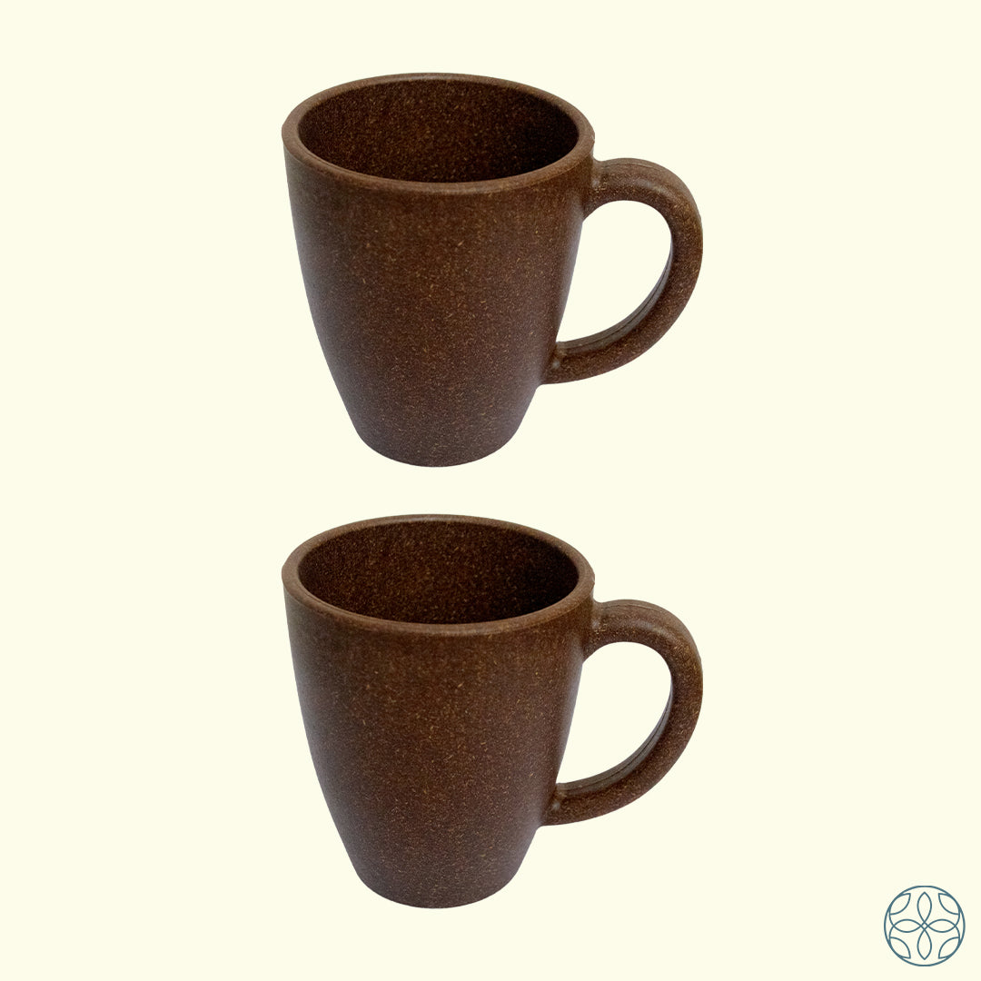 Irida Naturals Rice Husk Coffee Mugs - 300ml