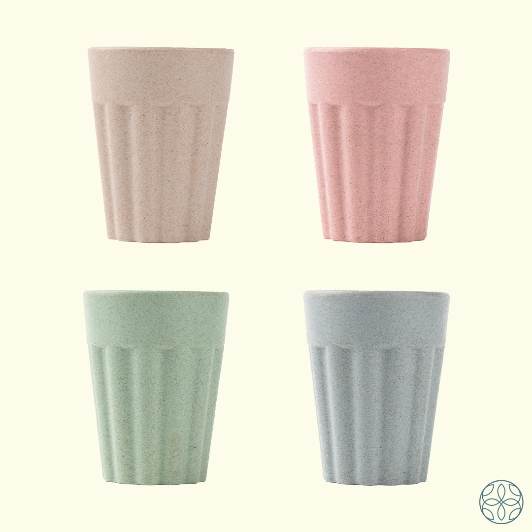 Irida Naturals Rice Husk Cutting Chai Cups