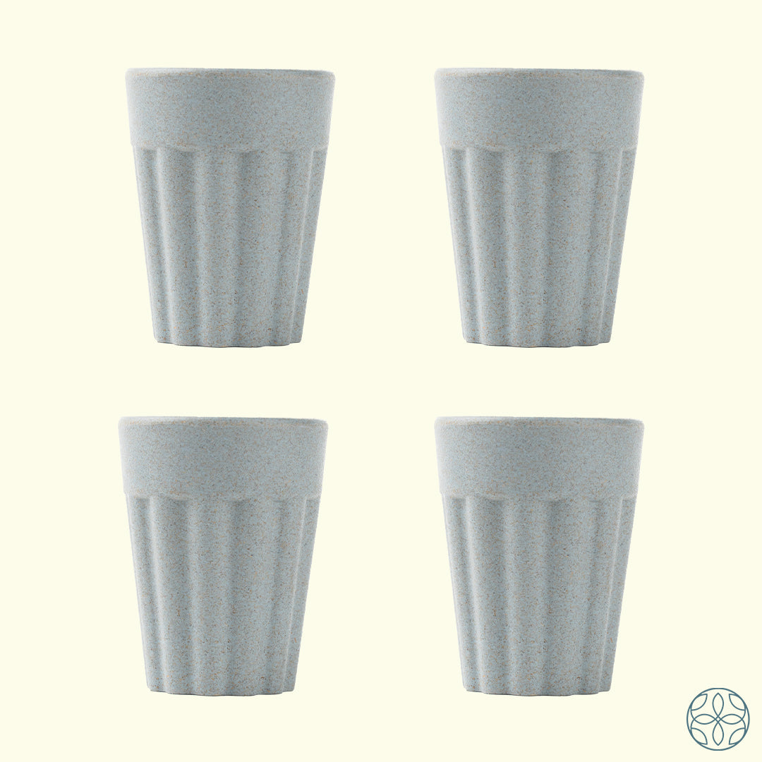 Irida Naturals Rice Husk Cutting Chai Cups